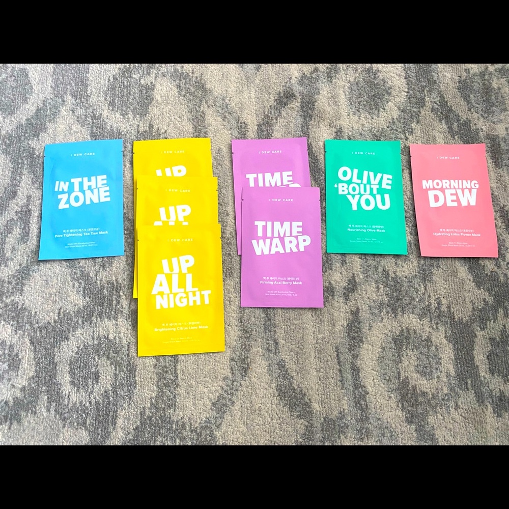 I Dew Care face masks
